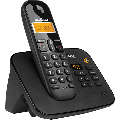 Telefone sem Fio Digital Intelbras TS3130 com Secretária Eletrônica Telefone sem Fio Digital Intelbras TS3130 com Secretária Eletrônica